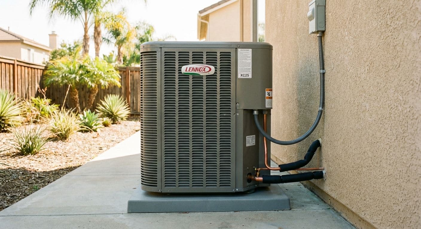 Completed HVAC system installation by Everglade Heating and Air, San Diego County